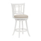 Hillsdale Furniture Fairfox Wood Counter Height Swivel Stool, White