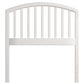 Hillsdale Furniture Carolina Wood Twin Headboard, White