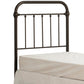 Hillsdale Furniture Kirkland Metal Twin Headboard with Frame, Dark Bronze