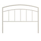 Hillsdale Furniture Julien Full/Queen Metal Headboard, Textured White