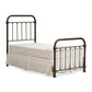 Hillsdale Furniture Kirkland Metal Twin Bed, Dark Bronze